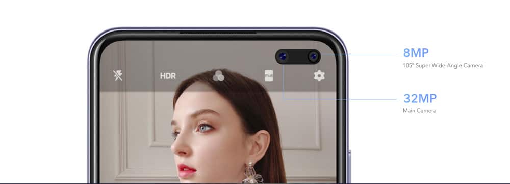 Vivo V19 back and rear camera