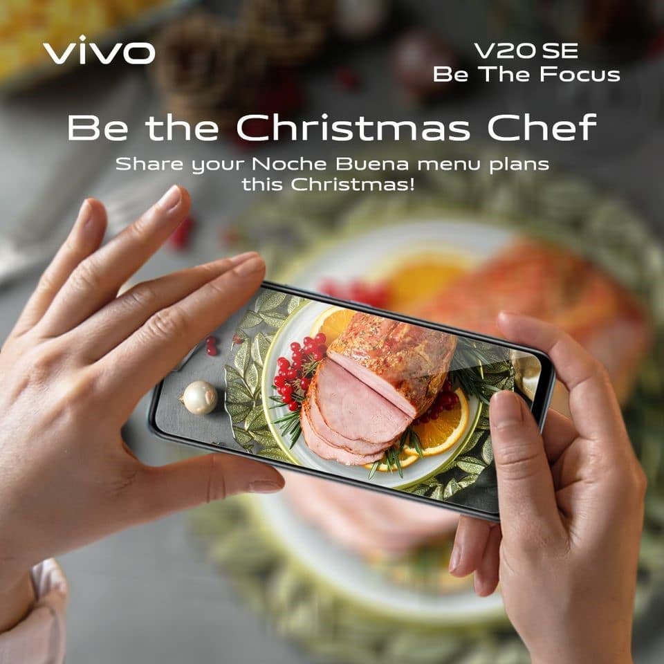 take Christmas photo with vivo smartphone