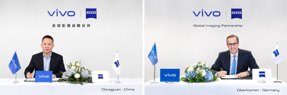 vivo zeiss cooperation sign contract