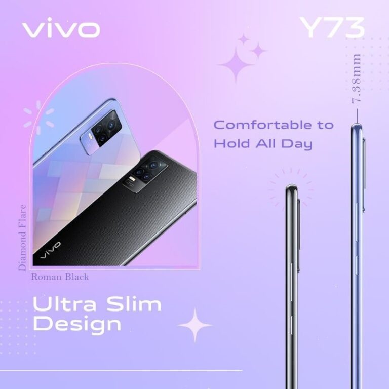 vivo Y73 Design