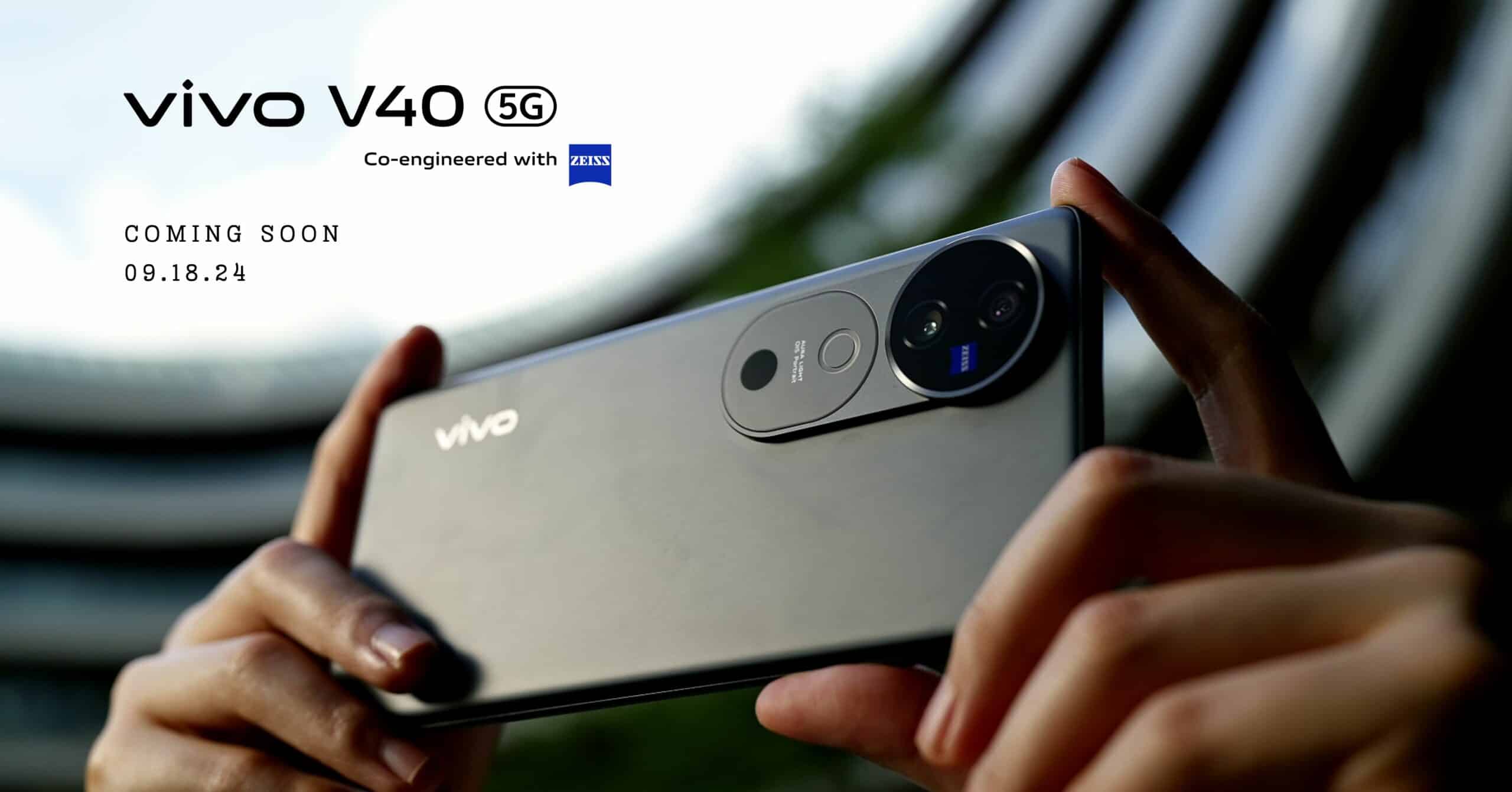 vivo V40, co-engineered with ZEISS (Main KV)