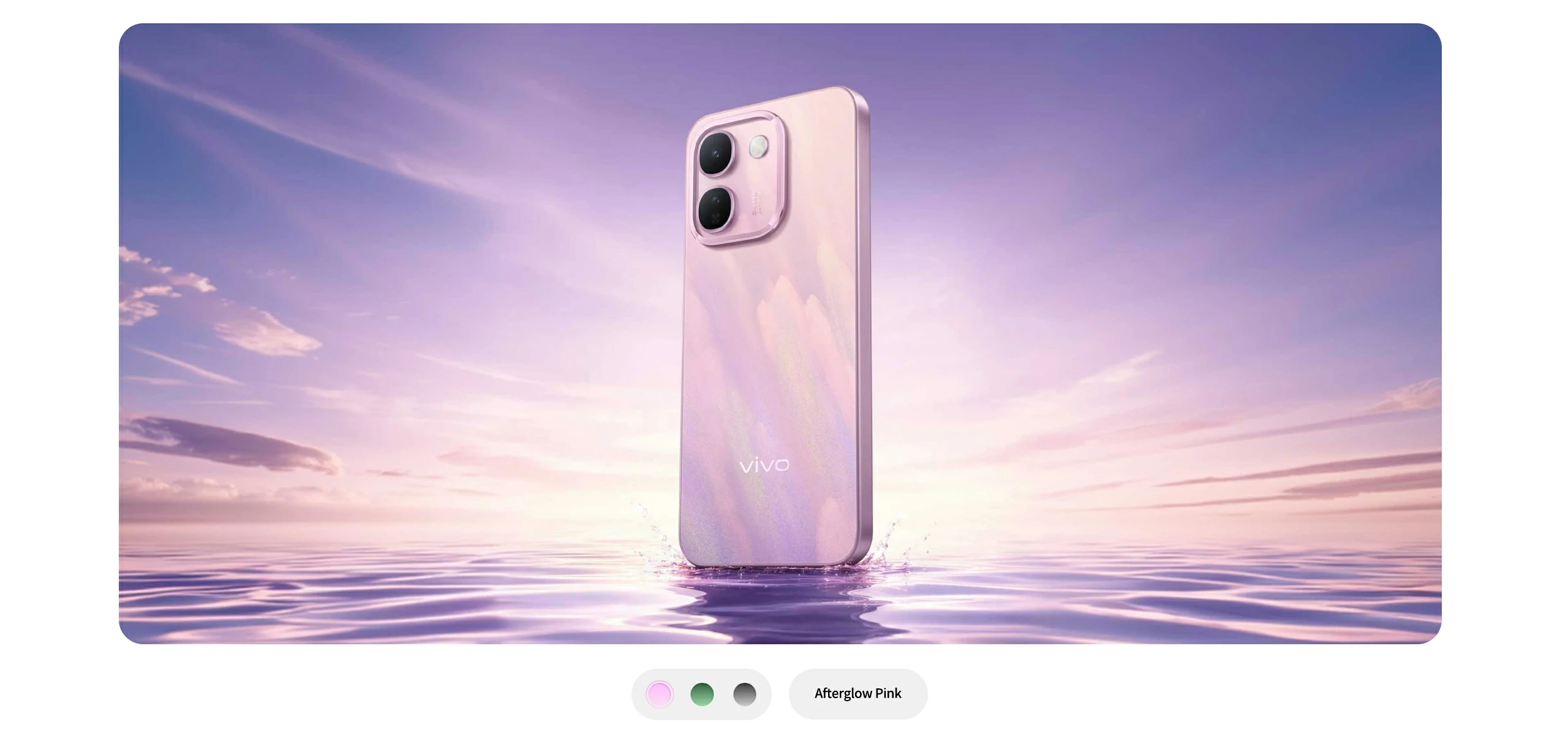 vivo V80 Lite 5G Afterglow Pink