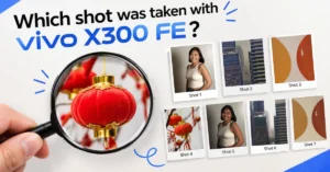 Can you spot the vivo X300 FE shot