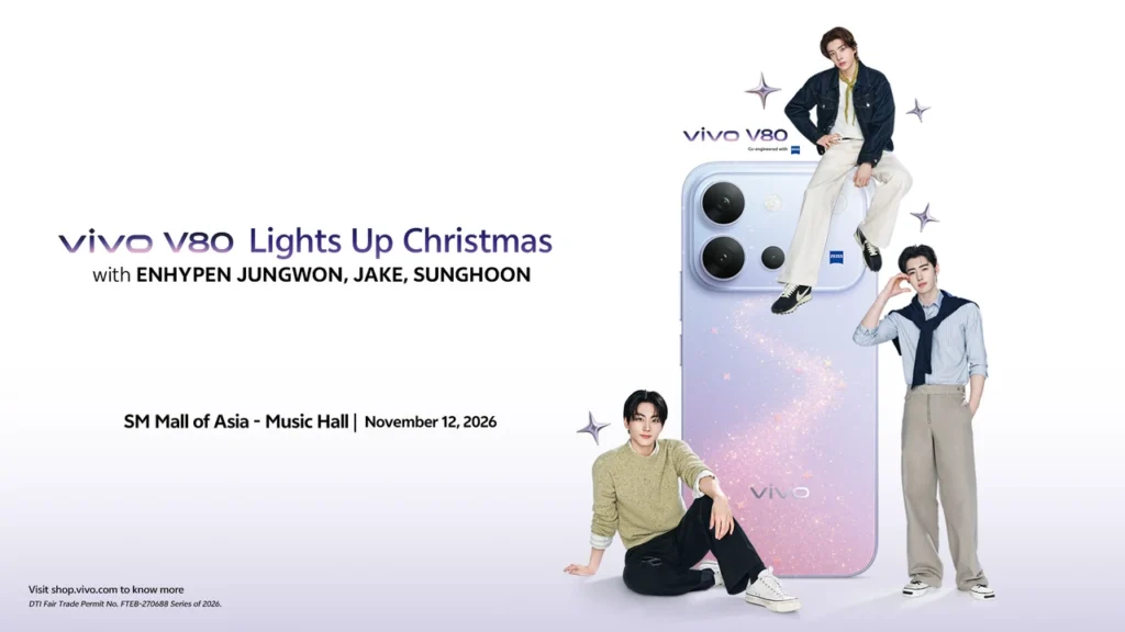 First 100 vivo V80 pre-orders get access to ENHYPEN event