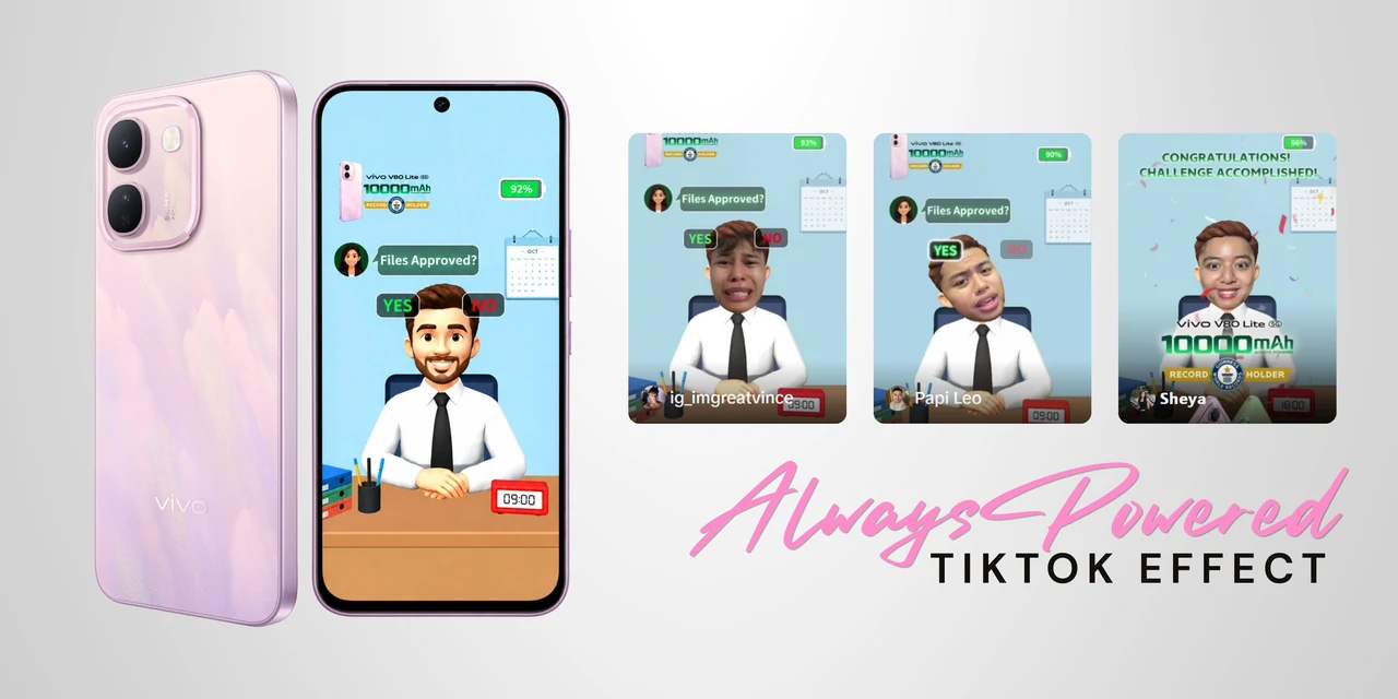 Join 'AlwaysPowered' effect on TikTok, win vivo V80 Lite