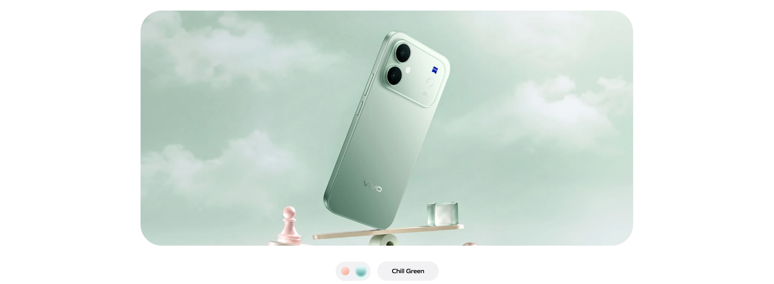 vivo V80FE color Chill Green