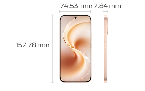 vivo V80FE size